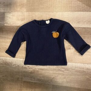 Firsts by Petit Lem Waffle Knit Long Sleeve 6 months